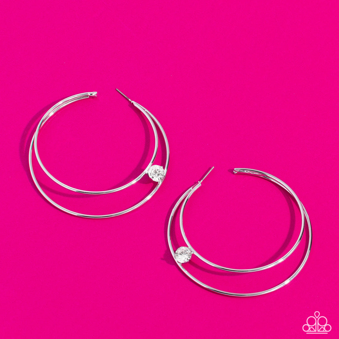 Theater Hoops - White